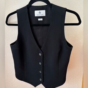 Aritzia Babaton Black Vest Top
